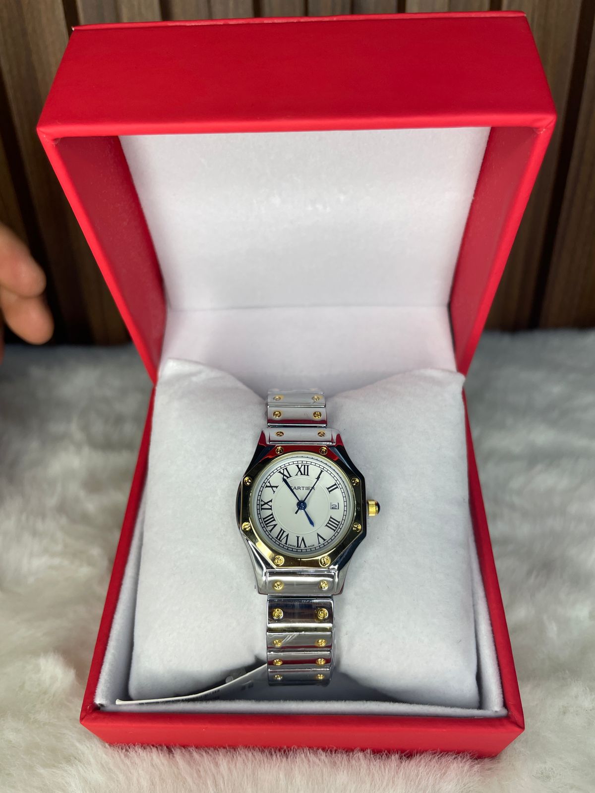 Cartier Santos Quartz - Gold
