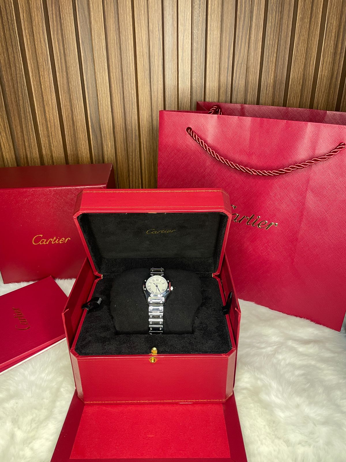 Cartier Santos Quartz - Silver